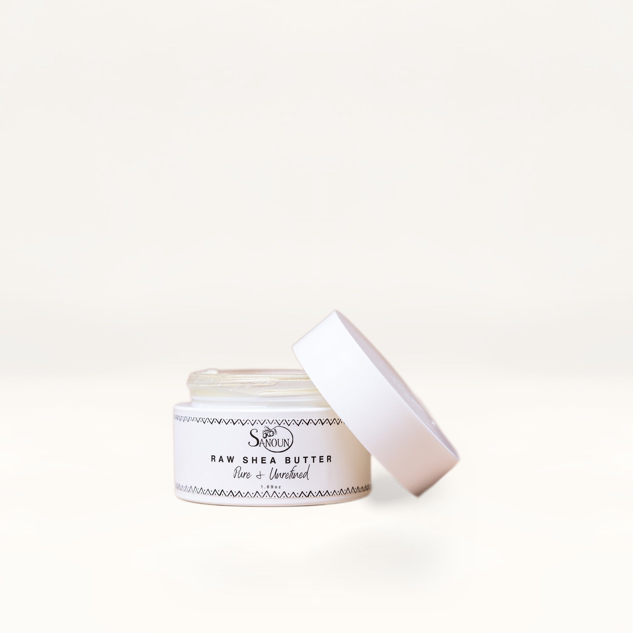 Sanoun Mini Raw Shea Butter on cream card