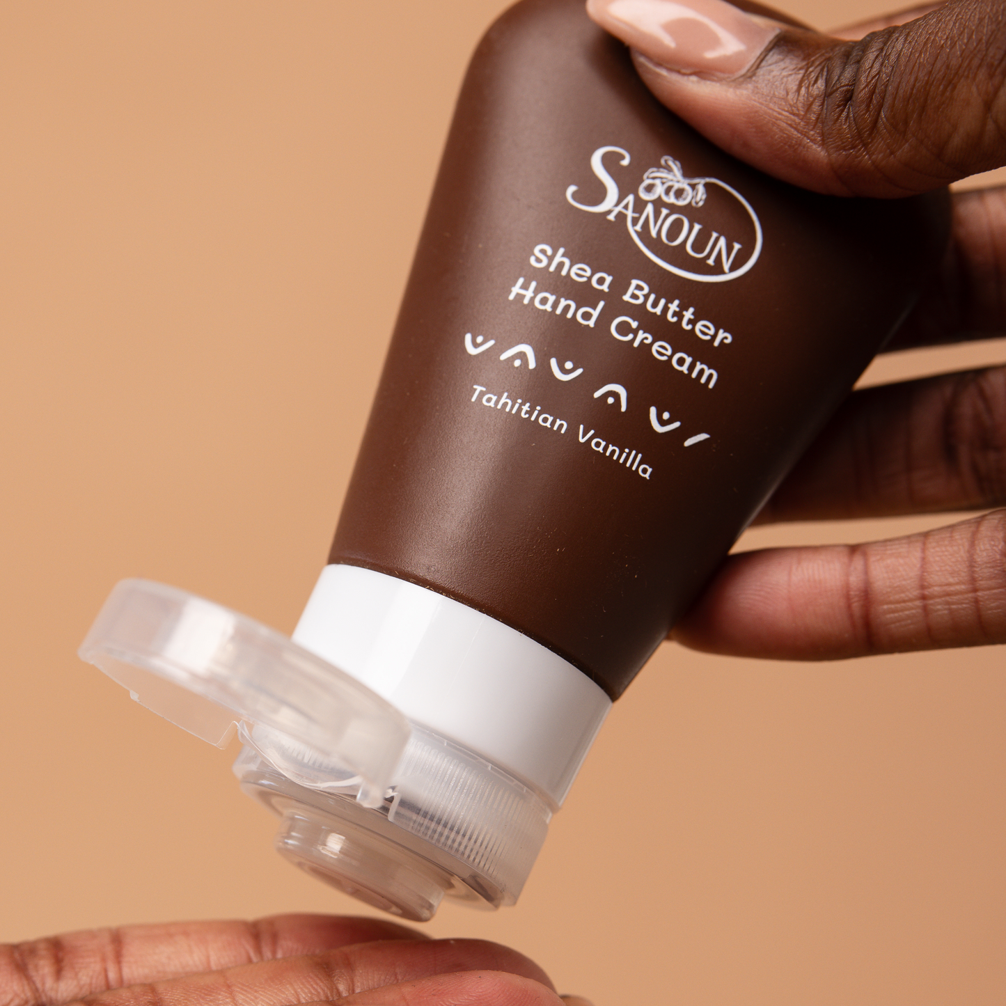 Close‑up of unrefined shea butter pieces highlighting creamy texture.