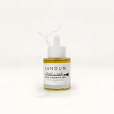 Sanoun Strength and Length Hair Growth Oil on cream card
