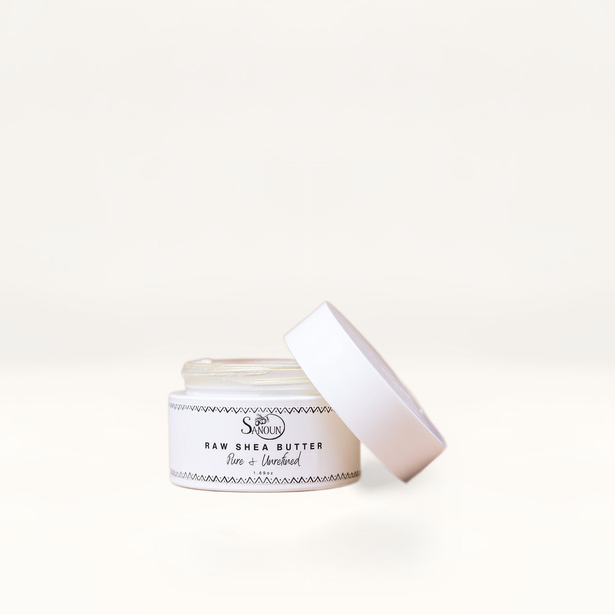 Sanoun Mini Raw Shea Butter on cream card