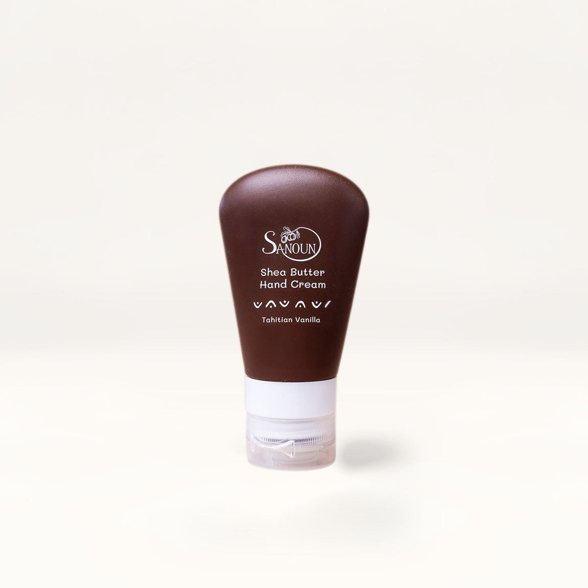 Sanoun Tahitian Vanilla Hand Cream on cream card