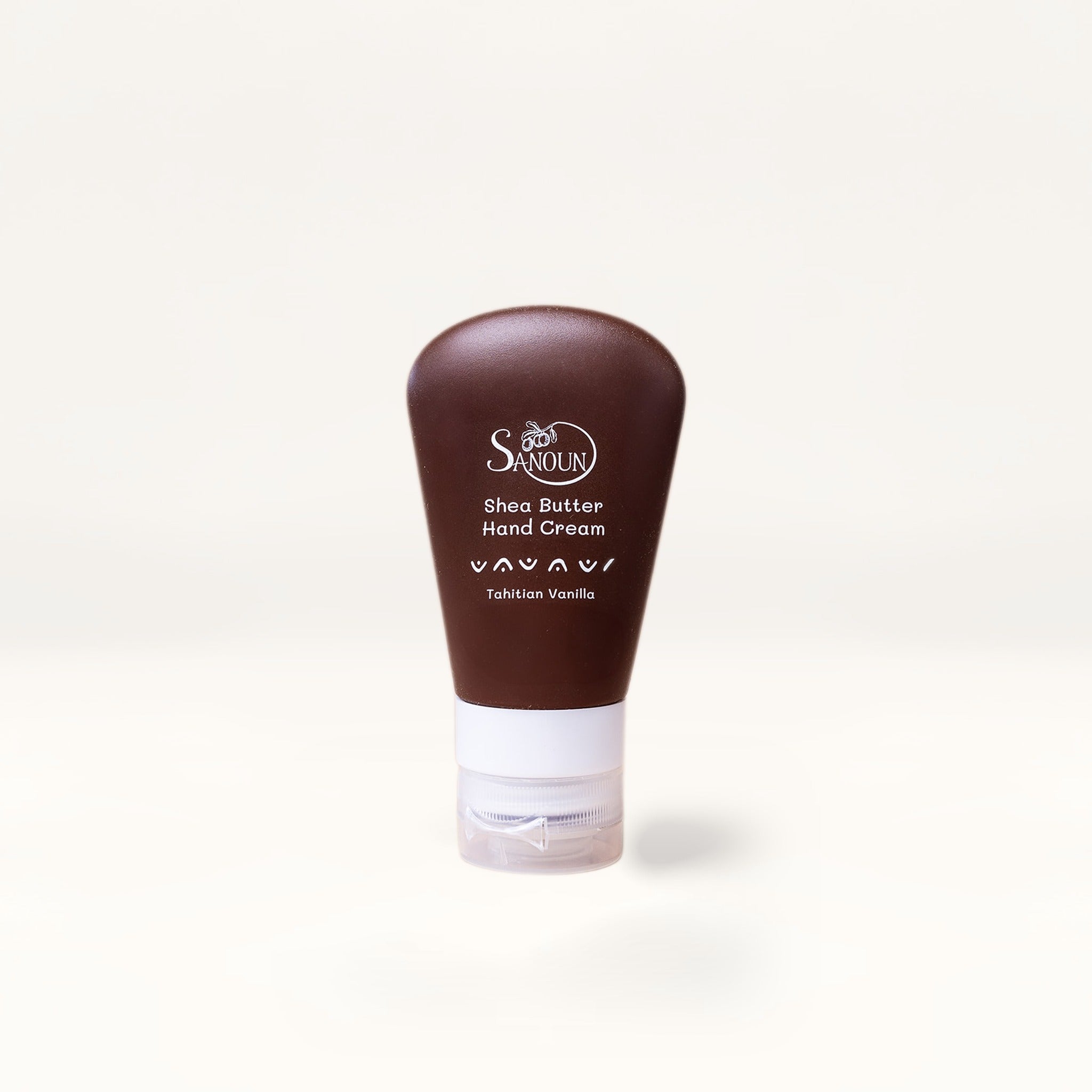 Sanoun Tahitian Vanilla Hand Cream on cream card