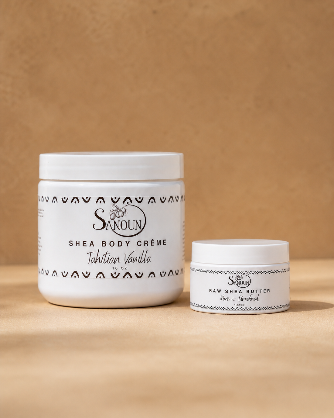 The Layering Ritual with full-size Vanilla Body Crème and Mini Raw Shea Butter
